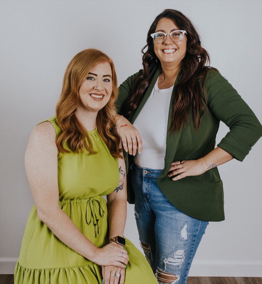 Katy Whitley and Gina Zanon